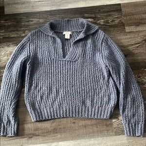 Sincerely Jules Cozy Blue Sweater